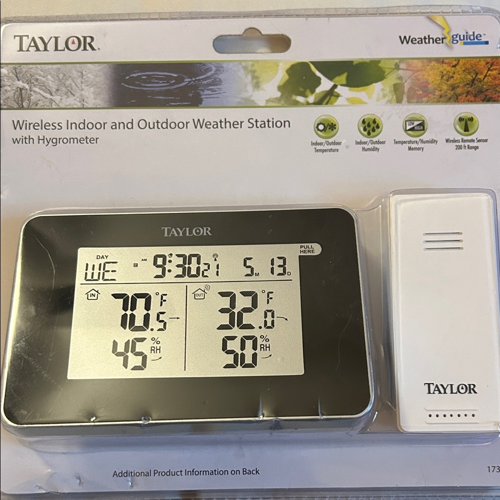 Taylor Black and White Weather Station